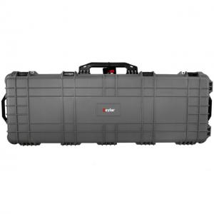 Eylar 44in Protective Roller Rifle Case Water and Shock Resistant w/ Foam, Gray, SA00008-Gra
