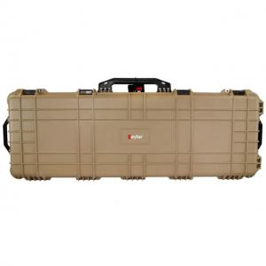 Eylar 38in Protective Roller Rifle Case Water and Shock Resistant w/ Foam, Tan, SA00013-Tan
