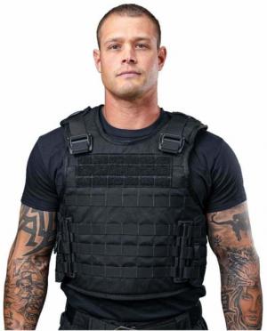 Citizen Armor SHTF Tactical Body Armor and Carrier, C3 Standard IIIA, Black, AT-S073BK