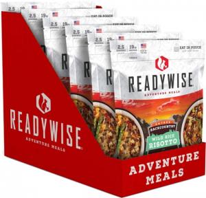 ReadyWise 6 CT Case Backcountry Wild Rice Risotto with Vegetables, White, 8 x 11.25 x 9.75, RW05-017
