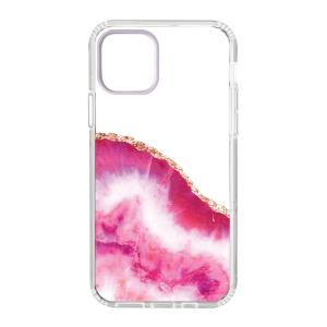 Ellie Los Angeles Love Ellie Pink and White Agate Phone Case for iPhone XR/11