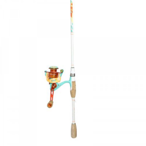Profishiency KRAZY Spinning Rod and Reel Combo - Blue, Red, Orange