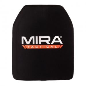 MIRA Safety Level 4 Body Armor Plate, Black, None, MT-LVL4
