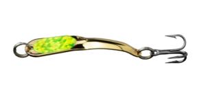 Iron Decoy Steely 1 Lure 1.5'', Gold/Chartreuse, 1/12 oz, Steely 1 GCH