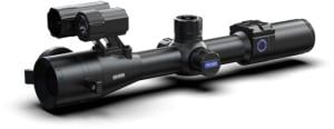 PARD Optics DS35 Day and Night Vision Rifle Scope, Laser Rangefinder, 4x50mm, 850nm IR, 2560x1440 px, Multiple Reticles, Black, DS35-50RF-850