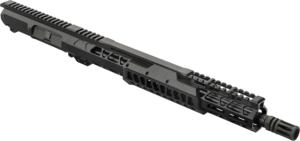 Bilson Arms BA-15FC Pump Style Forward Charging Upper Assembly, 5.56mm/.223 Remington, 24.5in, 16in, 1-7 Twist, 1/2-28, Free-Float, A2 Birdcage, 4140 Nitride, Anodized, Anodized Black, ARUFCAN1001