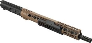 Bilson Arms BA-15FC Pump Style Forward Charging Upper Assembly, 5.56mm/.223 Remington, 24.5in, 16in, 1-7 Twist, 1/2-28, Free-Float, A2 Birdcage, 4140 Nitride,Cerakote/Anodized, FDE/Black, ARUFCFN1001