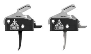 OpticsPlanet Exclusive RISE Armament RA-434 High Performance Trigger, Single Stage System, 3.4lb Pull Weight, Silver, RA-434-SLVR-601-010-BLK