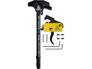Rise Armament Super Sporting Drop-In Trigger Group with Anti-Walk Pins AR-15 Single Stage with Charging Handle Don't Tread on Me Gadsden Flag - 622719