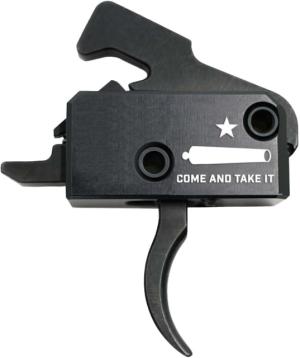 RISE Armament RA-140 Come and Take It Special-Edition Super Sporting Trigger, Curved, 3.5 lb, Black, RA-140-CTI