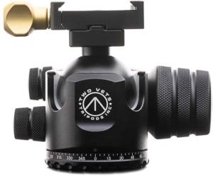 Two Vets Tripods Inc 44MM Dual Tension Ballhead W/ Area 419 ARCALOCK CLAMP, Black/Gold, 3in, 44MM419