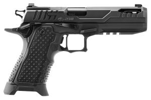 Oa Defense OA2311FPROELTBLKPRT21 2311 Pro Elite 9mm Luger 21+1 5" Black DLC Ported Barrel  Black Optic Ready/Serrated Stainless Steel Slide & Aluminum Frame w/Picatinny Rail  Black Metal Module Grip  Ambidextrous