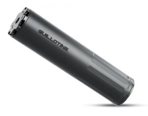BOSS GUILLOTINE - 1/2-28 - VENTED END CAP 5.56 DEDICATED DUTY RATED SILENCER STAINLESS NITRIDED CORE VENTED END CAP GAS BLOWBACK ACTION (TRADITIONAL AR-15 AND SIMILAR) GU-15060-556-SS-12-VE-BLK