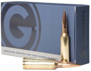Gunwerks 300 PRC 215 Grain Berger Hybrid Rifle Ammo, 20 Rounds, AY-M6046