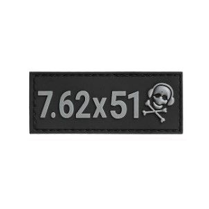 Caliber Patch 7.62x51 Grey/Black