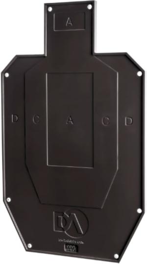 DA Targets Shoot Through Color Change Target Half Size Silhouette - 823689