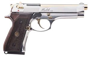 Derya Melik Pistol 10L.MELIK9.NG.TR, 9mm Luger, 4.90in, Black Polymer Grips, Black Finish, 10 Rds