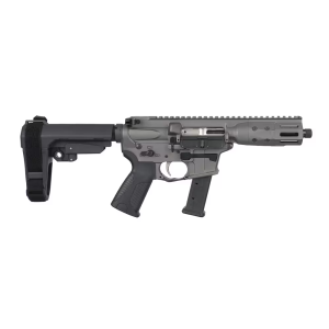 LWRC International LWRC IC-9 9mm 5.6" 1/10 1/2x28 Tungsten Grey Pistol w/SBA3 Brace ICP9B5KSBA3