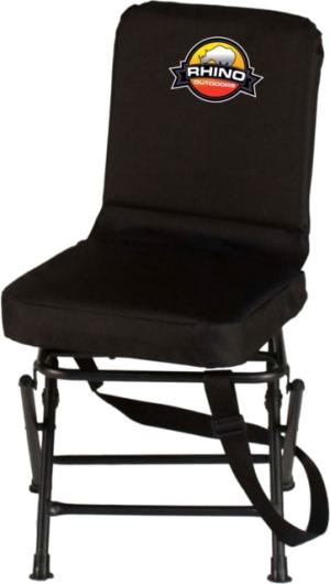 Rhino Blinds Padded Swivel Hunting Chair, 17in, Black, RC-2281