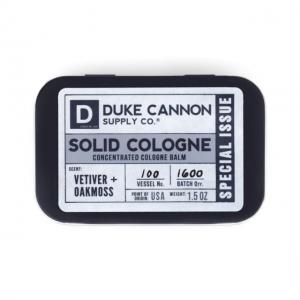 Duke Cannon Supply Co Solid Cologne, Vetiver & Oakmoss, 1.5 oz Tin, SCVETIVER