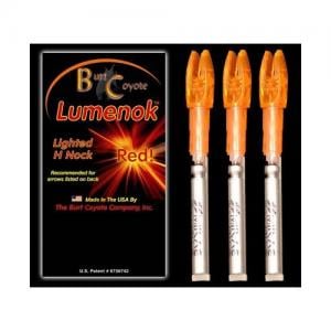 Burt Coyote Lumenok H-Nock Lumenok Red 3-pack
