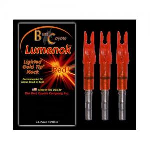 Burt Coyote Lumenok GT Nock Lumenok Red 3-pack
