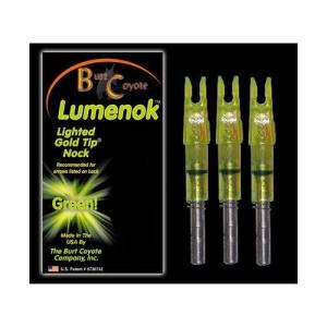 Burt Coyote Lumenok GT Nock Lumenok Green 3-pack