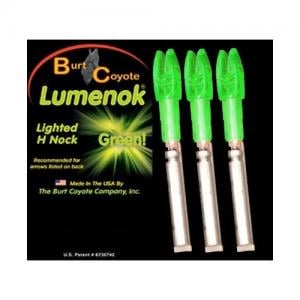 Burt Coyote Lumenok H-Nock Lumenok Green 3-pack