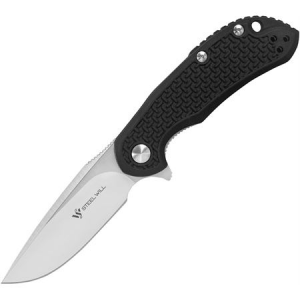 Steel Will Knives C22M1BK Cutjack C22M-1BK Linerlock Folding Pocket Knive with FRN Handle
