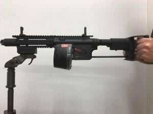 KNS Precision Generation 2 AR15/M16 Spade Grip w/Carbine Stock Assembly, Black, G2M16SPADE