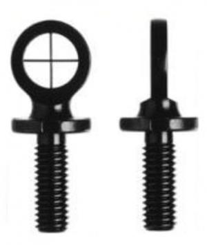 KNS Precision AR15/M16/AR10/ SR25 Standard-Standard Sight, Black, ARSTST