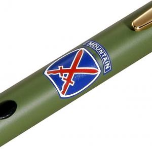 Z-Bolt Military Pride Laser Pointer, Green, 10th Mountain Division Climb to Glory, Emerald Green, MBP-5-ARMY-10thMTN