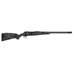 Fierce Firearms ROG7MMBC20BF Carbon Rogue 7mm BC 20” Black Cerakote Carbon Fiber Match Grade Threaded Barrel, Drilled &amp; Tapped Steel Receiver, LR Negative Comb Forest Camo Carbon Fiber Stock