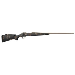 Fierce Firearms TWTROG65PRC20BS Twisted TI Rogue 6.5 PRC 20” Black Cerakote Steel Threaded Barrel, Drilled &amp; Tapped Titanium Receiver, LR Negative Comb Sonora Ambush Camo Carbon Fiber Stock
