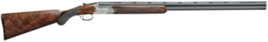 Rizzini USA 2201-2828 BR220 Field 28 Gauge 28” Nickel Chrome Coin Anodized Steel Steel Receiver Engraved Grade 2.5 Turkish Walnut Wood Stock