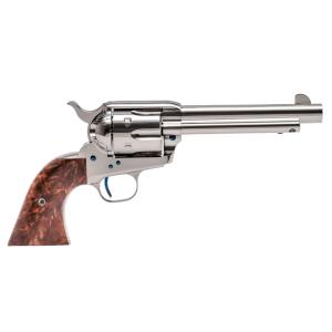 Standard Manufacturing .45 Long Colt Single Action Revolver 5.5" Barrel 6 Rounds Fixed Sights One Piece Grip Nickel Plated Finish