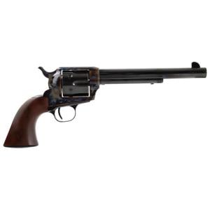 Standard Manufacturing .45 Long Colt Single Action Revolver 7.5" Barrel 6 Rounds Fixed Sights One Piece Grip Color Case Hardened Frame Blued Finish