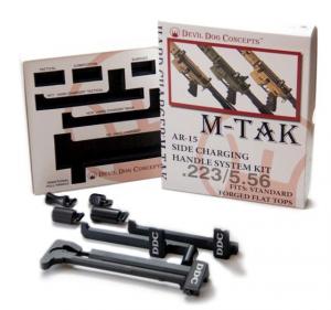 Devil Dog Concepts M-TAK Side Charging Handle Kit, Standart Forged AR-15, .223/5.56, Black, Standard 5.56/.223, DDCMT001