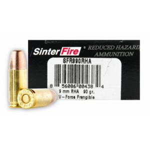 SinterFire 1776009090 USA 9mm Luger 90 Gr 50 Bx/ 10 Cs