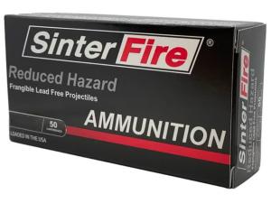 SinterFire Reduced Hazard .300 AAC Blackout 110 Grain Frangible Brass Cased Pistol Ammo, 50 Rounds, 855040006815
