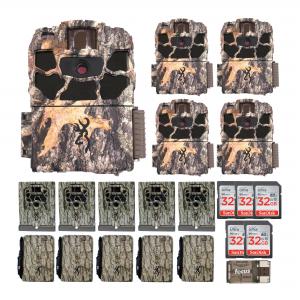 Browning Trail Cameras Dark Ops Max HD Plus 20MP Trail Camera with Battery Pack, Security Box, 32GB SD Card and Reader