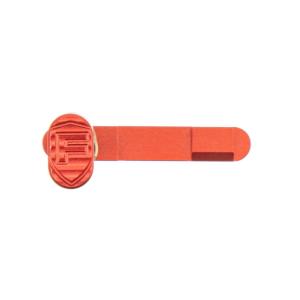 Fortis Manufacturing Magazine Catch And Release, Red Anodize, AR15-BMCR-6061-RED