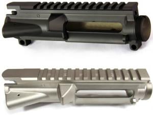 WMD Guns AR-15 A3/A4 Upper Receiver Forged, w/M4 Feed Ramps, Stripped, NiB-X, Nickel, 1-NIBXUF