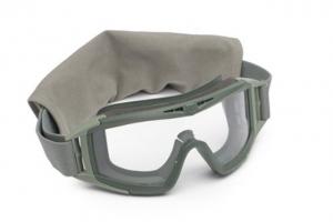 Revision Eyewear Desert Locust Goggles Basic Kit - Clear Lens, Foliage Green Frame - 403090401
