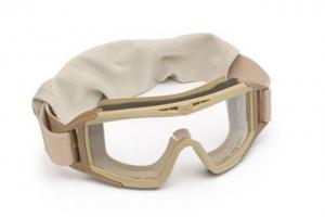 Revision Eyewear Desert Locust Goggles Basic Kit - Clear Lens, Tan Frame - 403090501