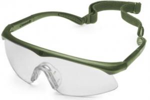 Revision Sawfly Ballistic Eyeshield, Large, Green - Basic Kit w/ Clear Lens 400760506