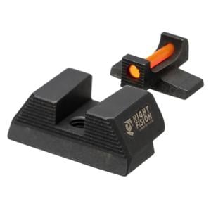 Night Fision Standard Height Fiber Optic Sight Set, Sig P320/P365, Red #6 Front, Black, SIG-183-167-165-RFZX
