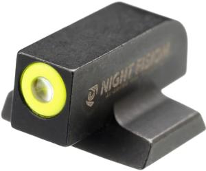 Night Fision Tritium Front Sight for Canik Mete SF and TP9 Pistols w/ Yellow Ring, Black, One Size, CNK-029-001-YGXX