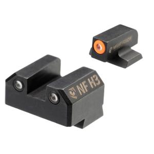 Night Fision Night Sight Set for Canik Mete SF and TP9 Pistols w/ Orange Front Ring, Black, One Size, CNK-029-003-OGZG