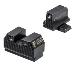 Night Fision Optics Ready Stealth Night Sight Set for Sig P365/P320/EPS w/ Black Front Ring, Black, One Size, SIG-180-289-287-ZGZG